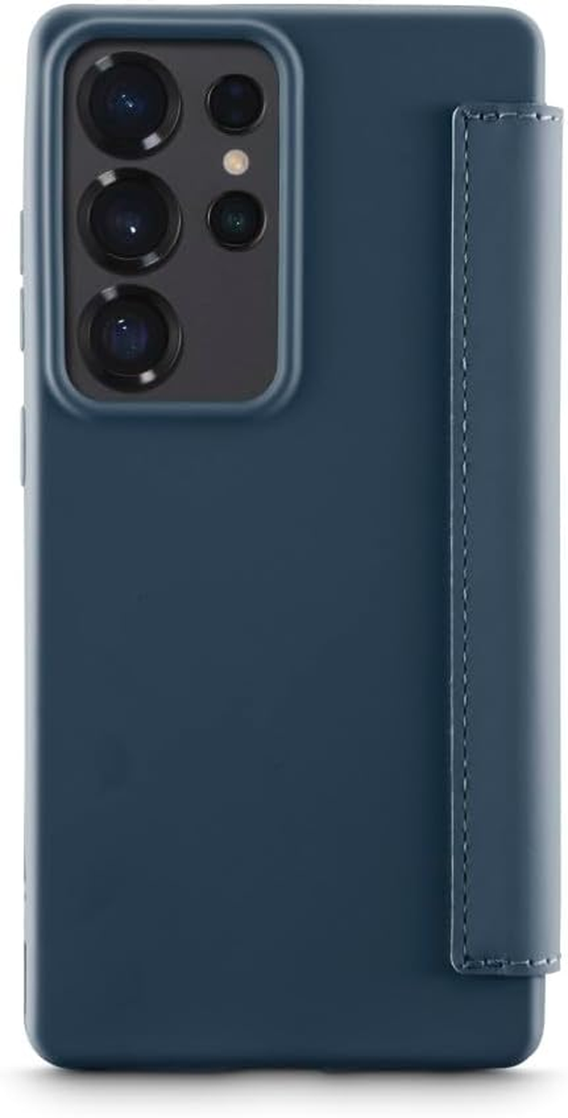 Hama Mobile Phone Case for Samsung Galaxy S25 Ultra (Mobile Phone Case, Flip Case, Case with 2 Card Slots, Shockproof, Scratch-Resistant, Elegant All-Round Protection, Soft, Slim, Soft Surface) Blue image number 6