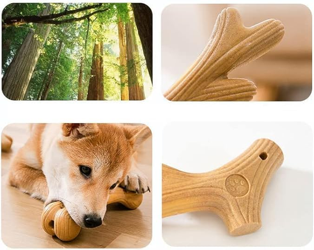 Beiqilian Antler Dog Chew Toy, Indestructible Toughg Dog Chew Toys, Teeth Grinding Bite Resistant Boredom Relief Antler Pet Teething Stick for Small Medium Large Dogs image number 6