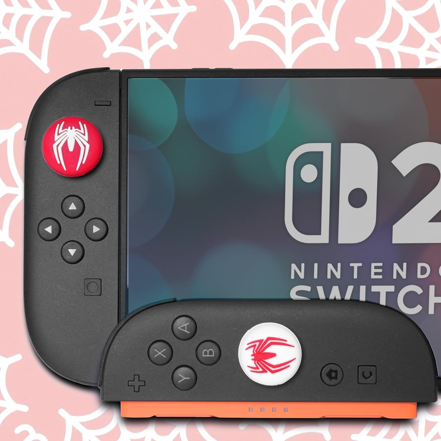 Cute Thumb Grip Caps Compatible with Switch 2, Silicone Joystick Grip Caps for Switch 2025/ Ps5/Ps4/Xbox Series X/S, Xbox One, 4Pcs image number 1