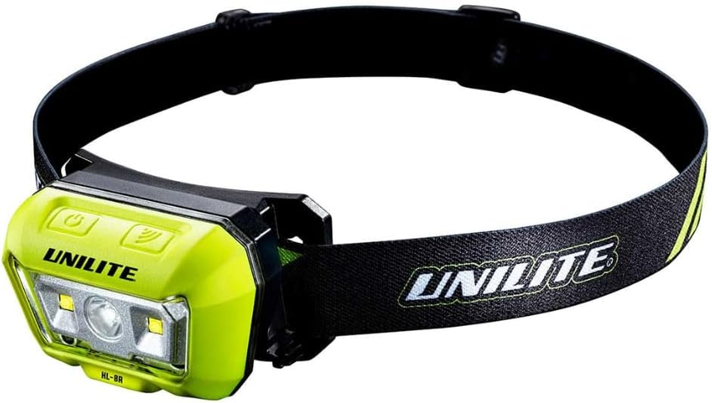 Unilite HL-8R USB Rechargeable Dual Beam Sensor Head Torch | 475 Lumen | 6500K | 4 to 35 Hours Run Time | 90 Meter Beam Range | IP65 IK07 image number 2