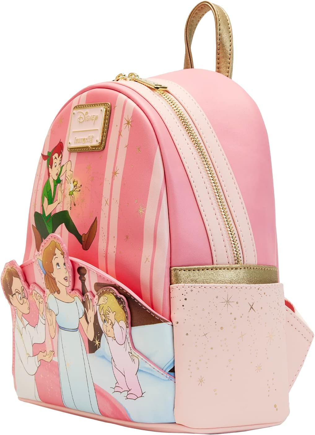 Loungefly Disney Peter Pan You Can Fly Mini Backpack image number 3