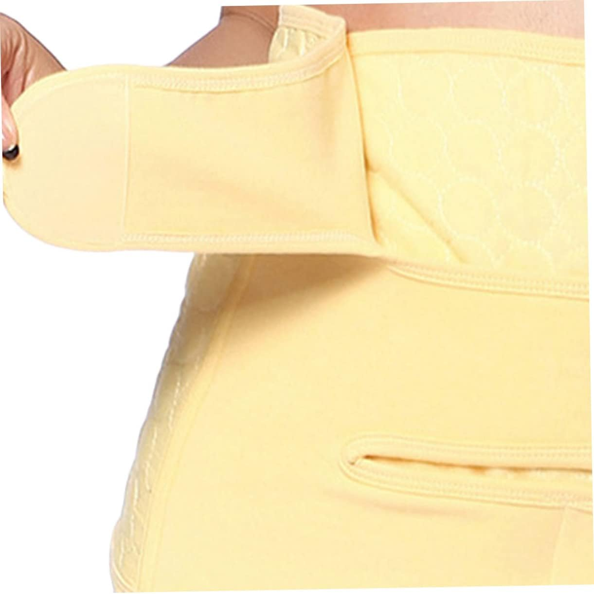 Corset Postpartum Belly Wrap Band Cotton Maternity Recovery Belt for Women after Childbirth XL Waist Support Yellow image number 2