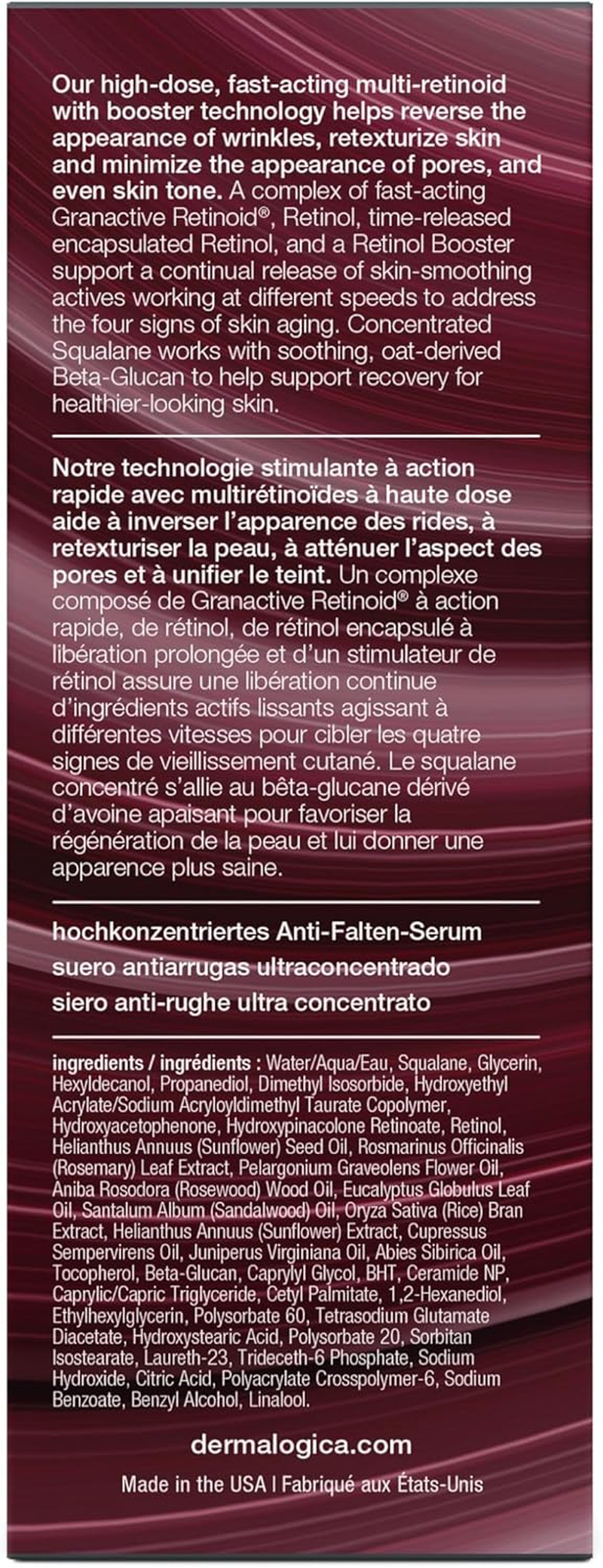 Dermalogica Dynamic Skin Retinol Serum 30Ml image number 3