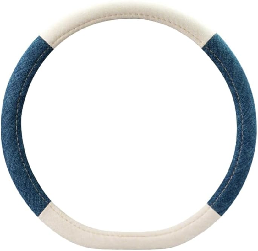 For Mazda 3 Mazda 6 2009 2010 2011 2012 2013 2014 2015 2016 2017 Flax Car Steering Wheel Cover,Breathable Car Steering Cover,Car Steering Wheel Shell,Steering Wheel Outer Cover