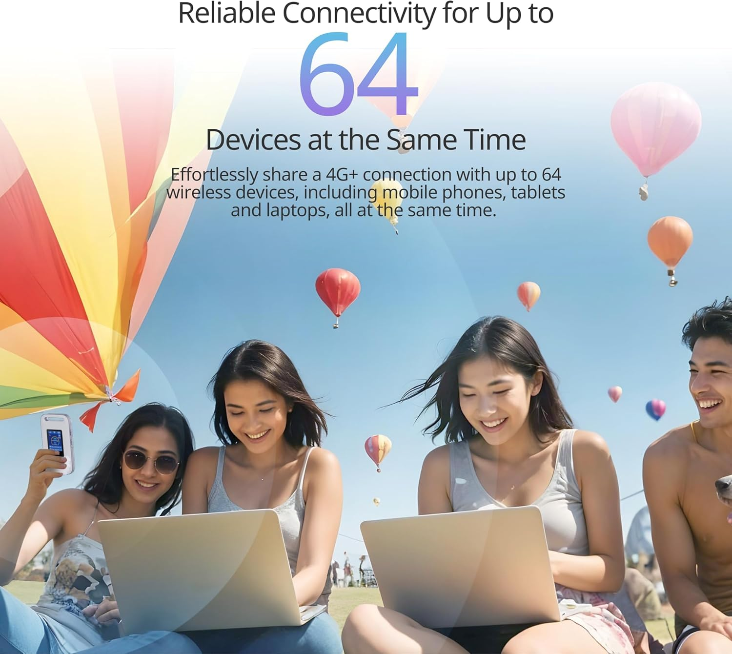 D-Link DWR-933M 4G+ LTE Wifi 6 Mobile Hotpsot with 3000Mah Battery: Travel Router,Unlocked,Share Internet up to 64 Devices,Cat6 LTE-A 300Mbps,Portable Modem,All-Day Connectivity, Compact & Easy Setup