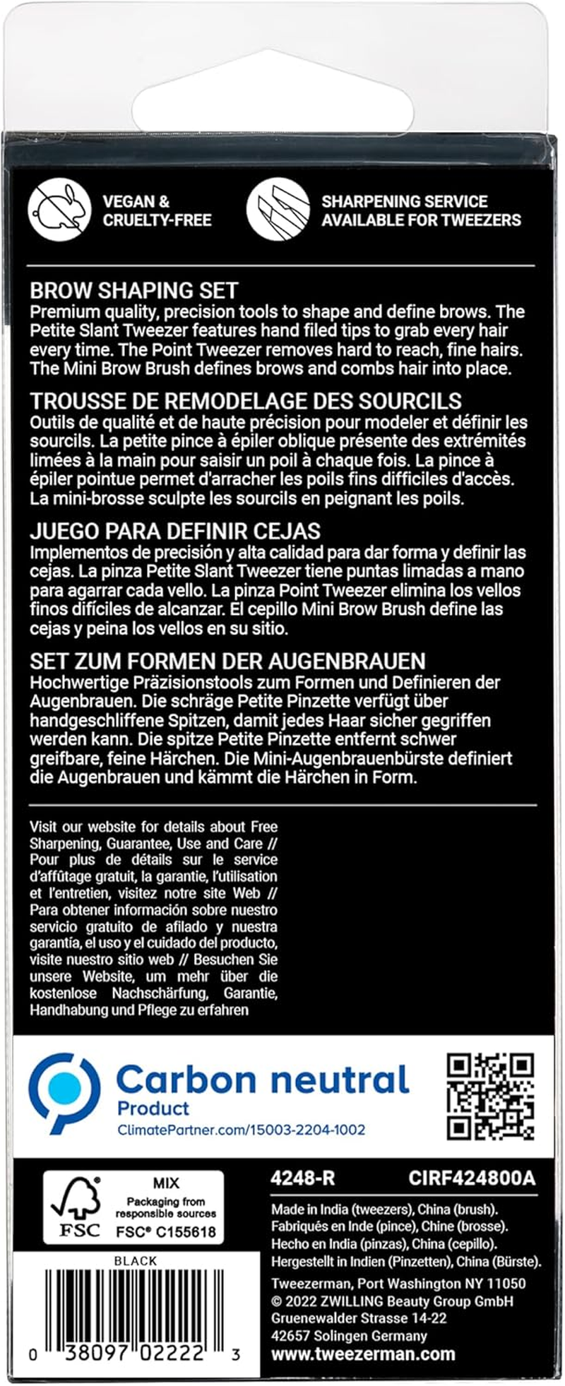Tweezerman Brow Shaping Set image number 3