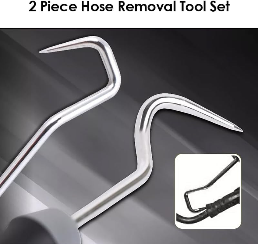 LEDON 2PCS Hose Removal Hook Pick Set, Heavy Duty for Radiator Seal Heater Line Ring image number 4