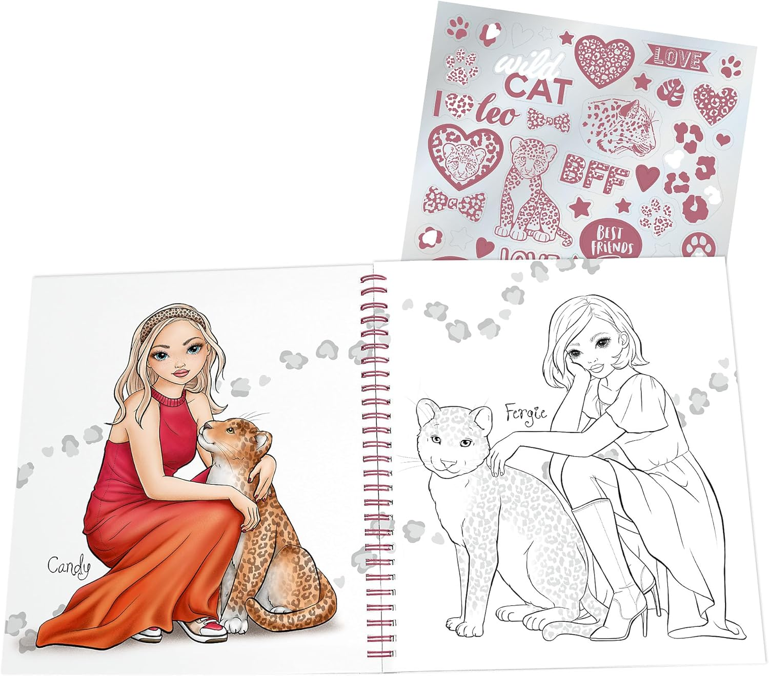 Depesche Top Model Colouring Book Leoheart Album for Colouring and Creating image number 3