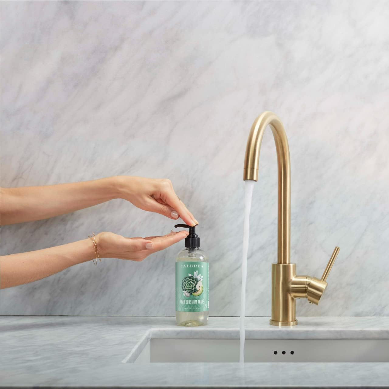 Caldrea Hand Soap, Pear Blossom Agave, 10.8 Fluid Ounce Hand Soap 10.80 Fl. Oz. image number 5