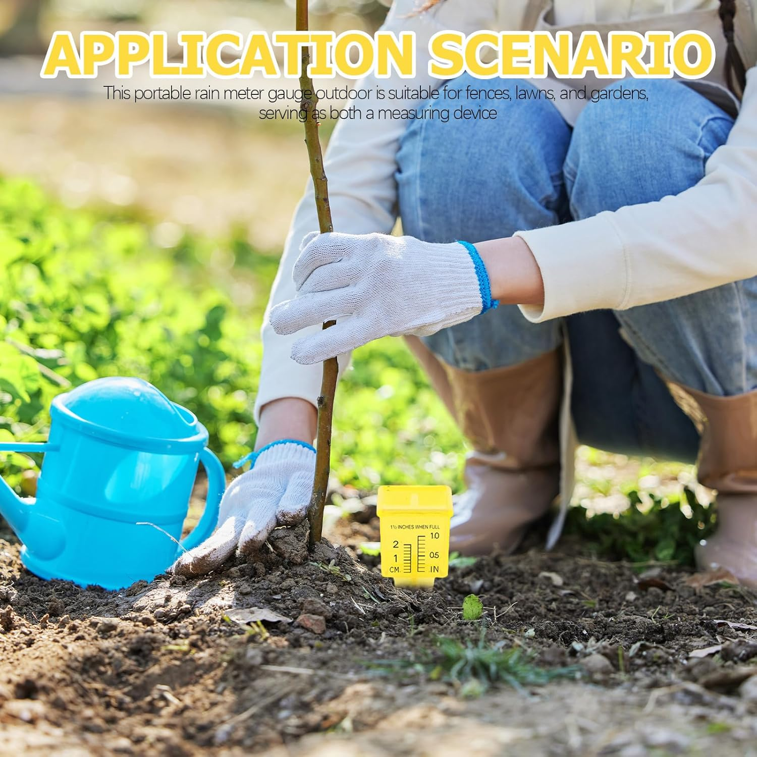 15Pcs Rain Water Gauge: Rainfall Measuring Device for Lawn Garden 1.5-Inch Rain Gauge Sprinkler Measure Meter for Outdoor Garden image number 6