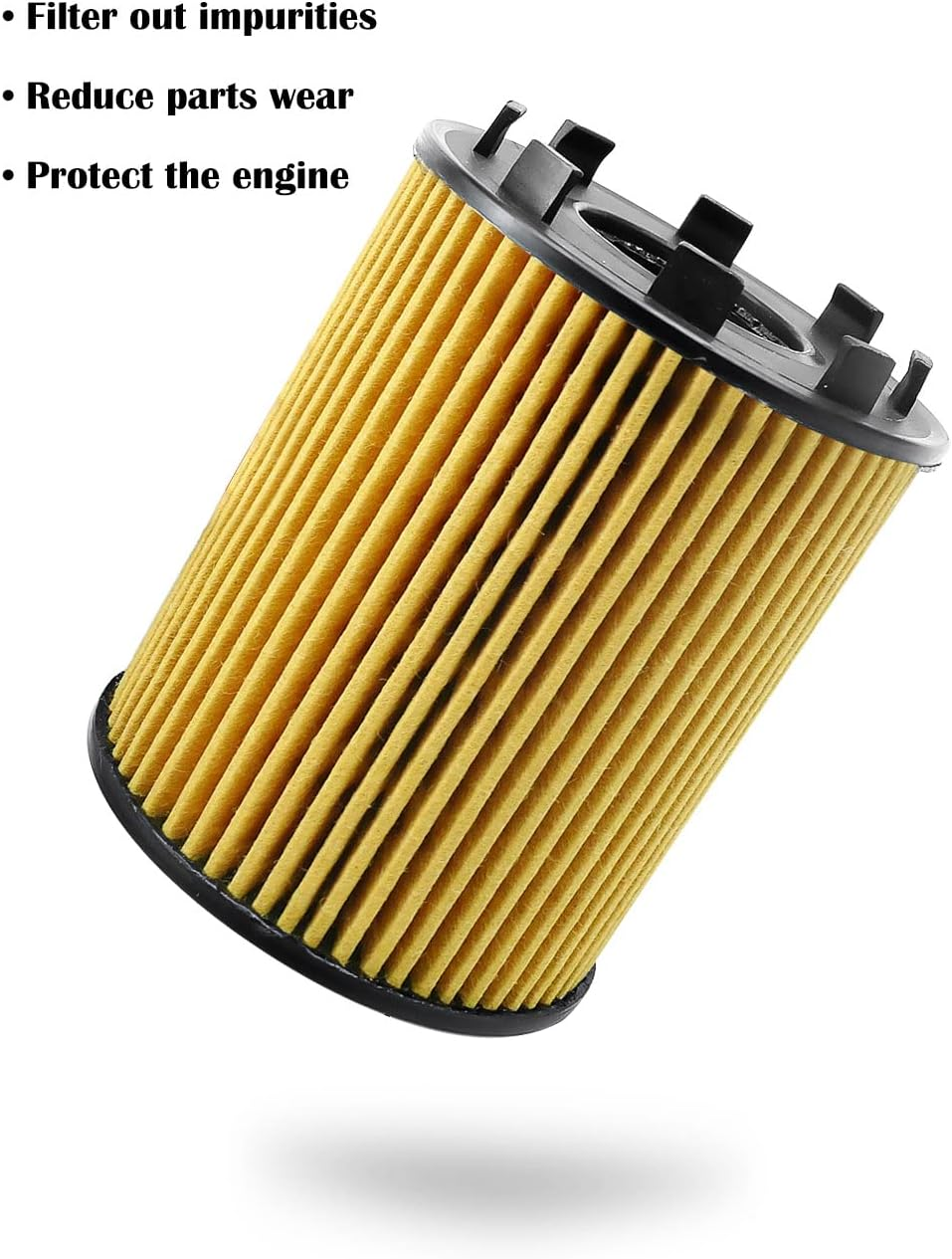 Engine Oil Filter Fit for Fiat 500 1.4L 2012-2019 500L 1.4L 2014-2020 124 Spider 1.4L 2017-2020 Replace 68102241AA 73500049, 3 Pcs image number 1
