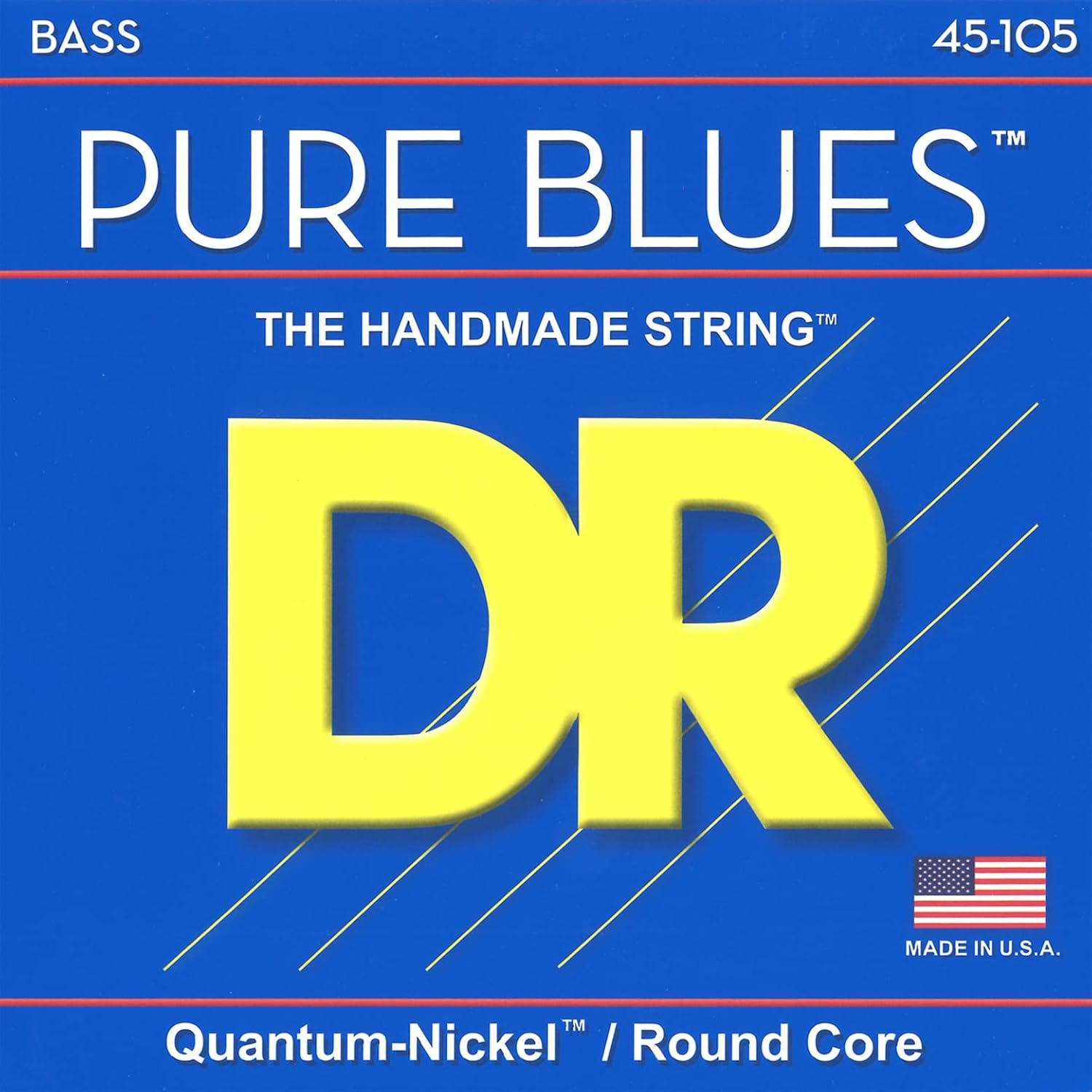 DR PB-45 Strings PURE BLUES&trade; - Quantum Nickel&trade; Bass Strings: Medium 45-105, Silver image number 5