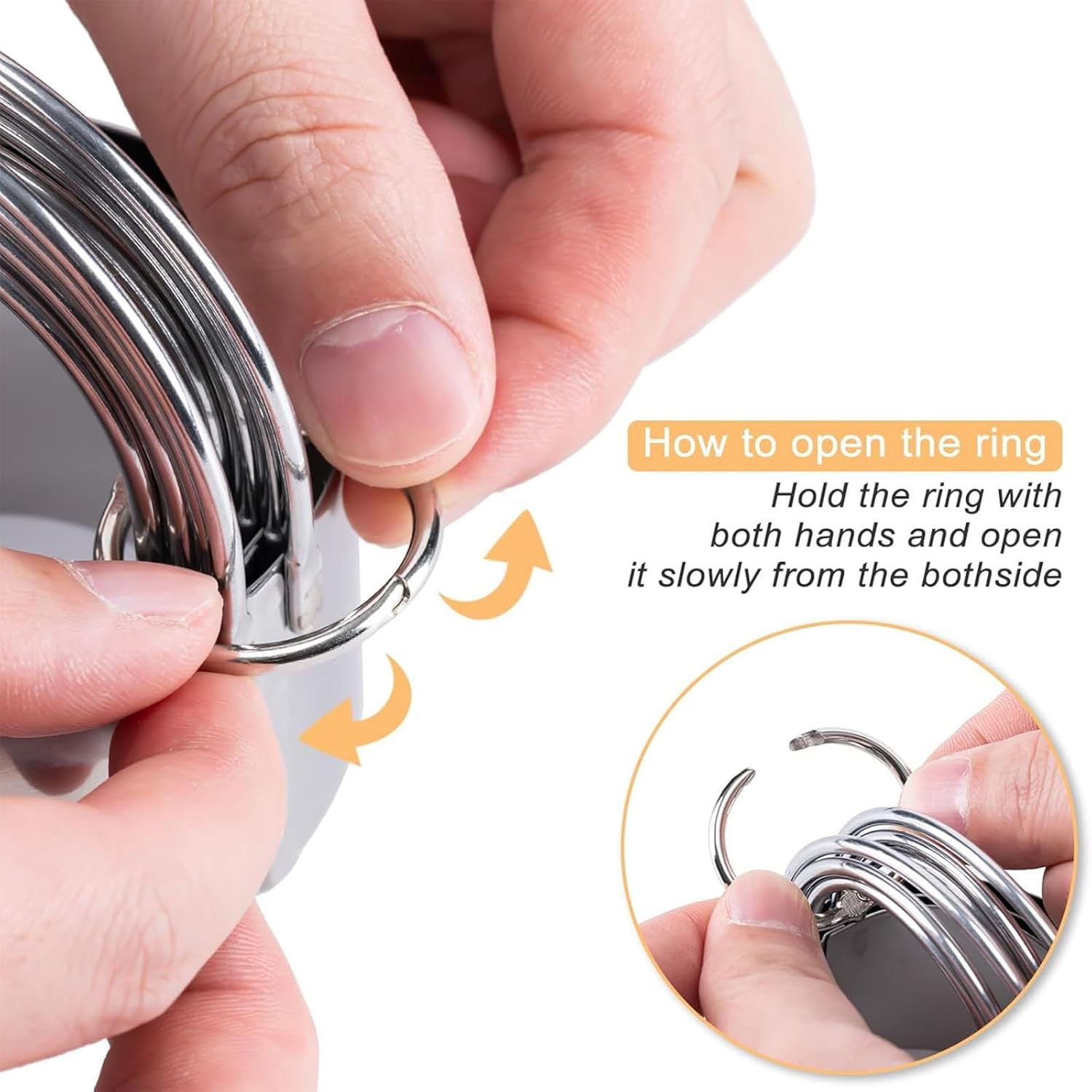 Cookie Cutters Set (5 Pieces/Set), Stainless Steel Scone Cutters with Handles, round Pastry Cutters Circle Biscuit Cutters Set for Baking, Professional Dough Cutter Tool. - Gingerbread image number 3