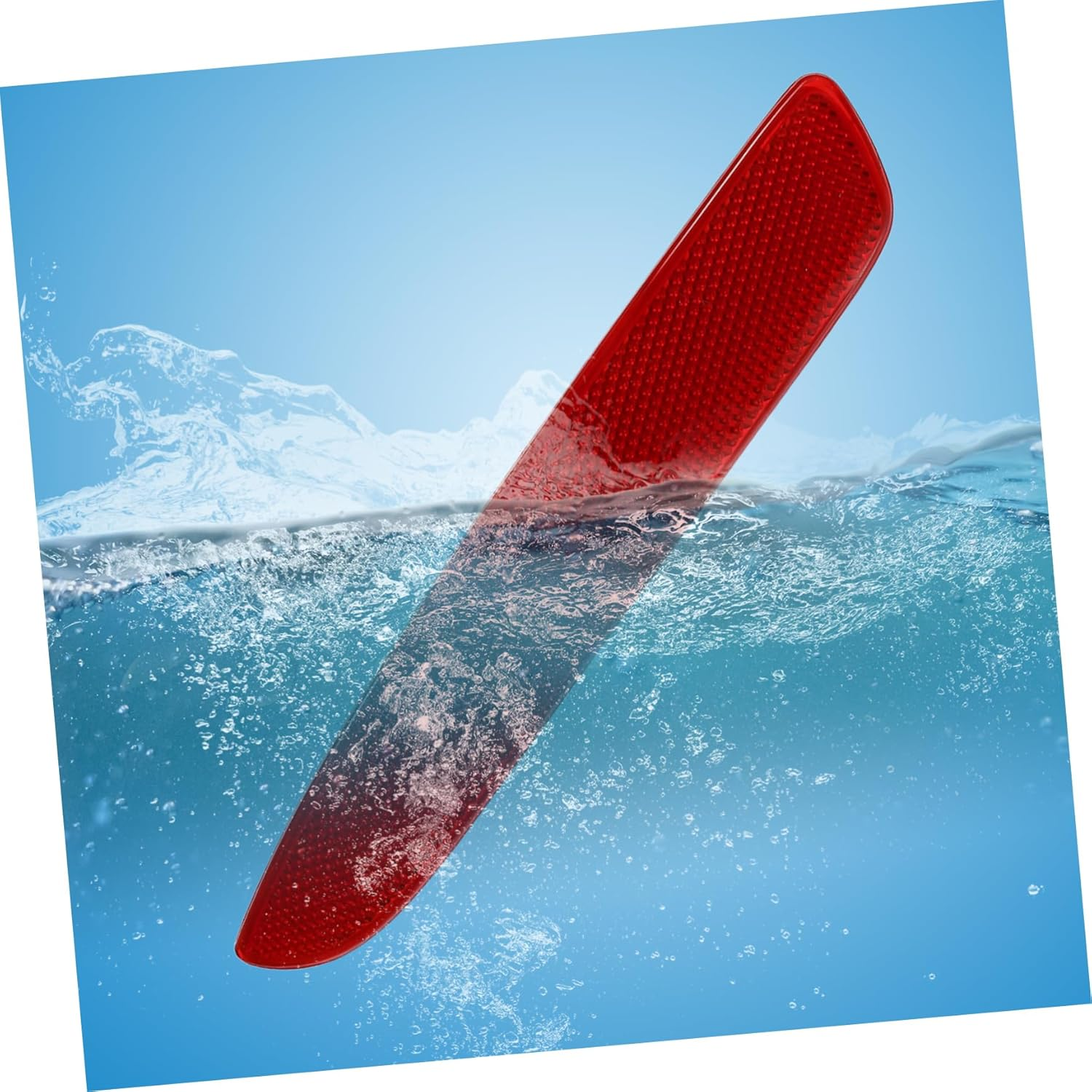 CHILDWEET 1Pair Car Rear Bumper Reflectors High Reflectivity Automotive Trim Light for Enhanced Visibility Left Right for Easy Installation Various Vehicle Models image number 1