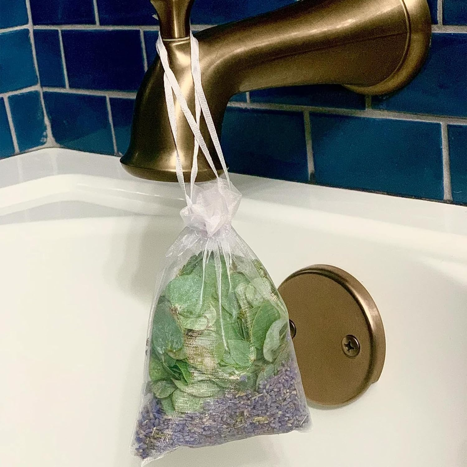 Scented Sachet Bags, Scented Sachets for Closets, Eucalyptus Leaves, Lavender Sachets | Home Fragrance Bags, Relaxing Fragrance Sachets for Drawers and Closets image number 2