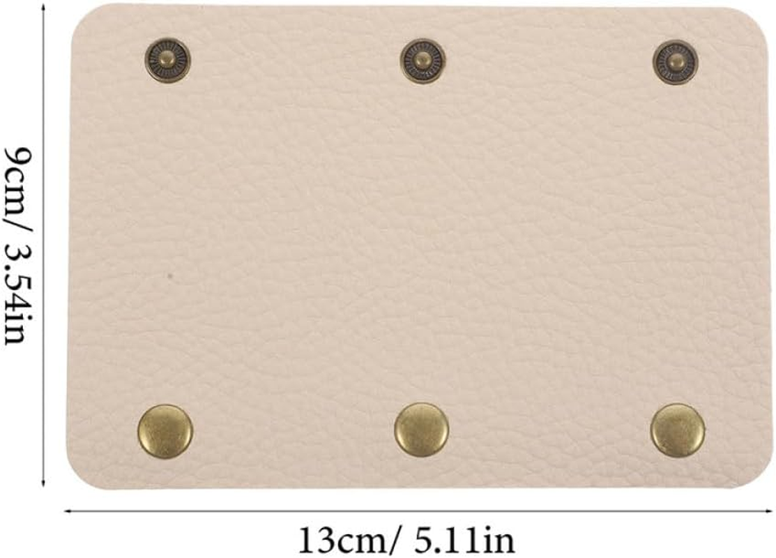 Hoement 2Pcs PU Leather Luggage Handle Covers Travel Bag Handle Wraps Hand Pressure Relief Protectors for Suitcases Tote Bags Shoulder Straps and Easy to Install image number 4