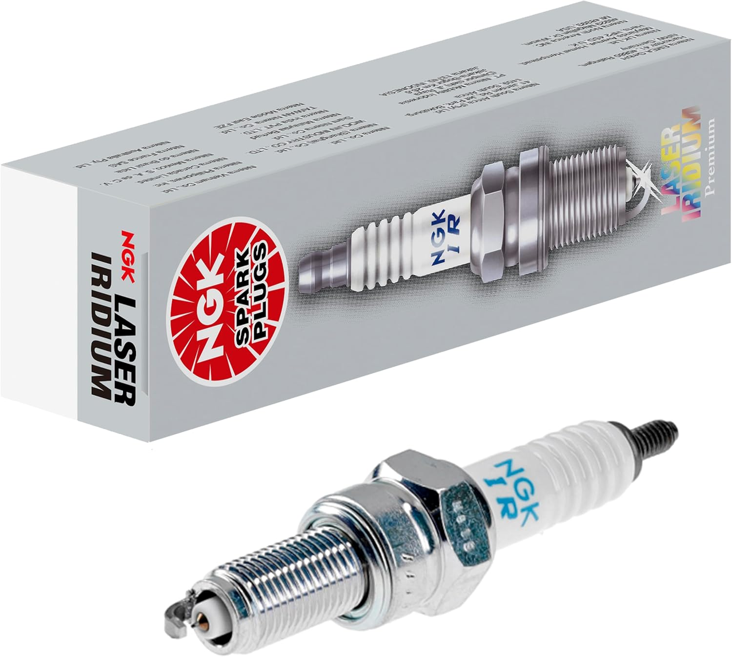 NGK SIMR8A9 Laser Iridium Spark Plug image number 1