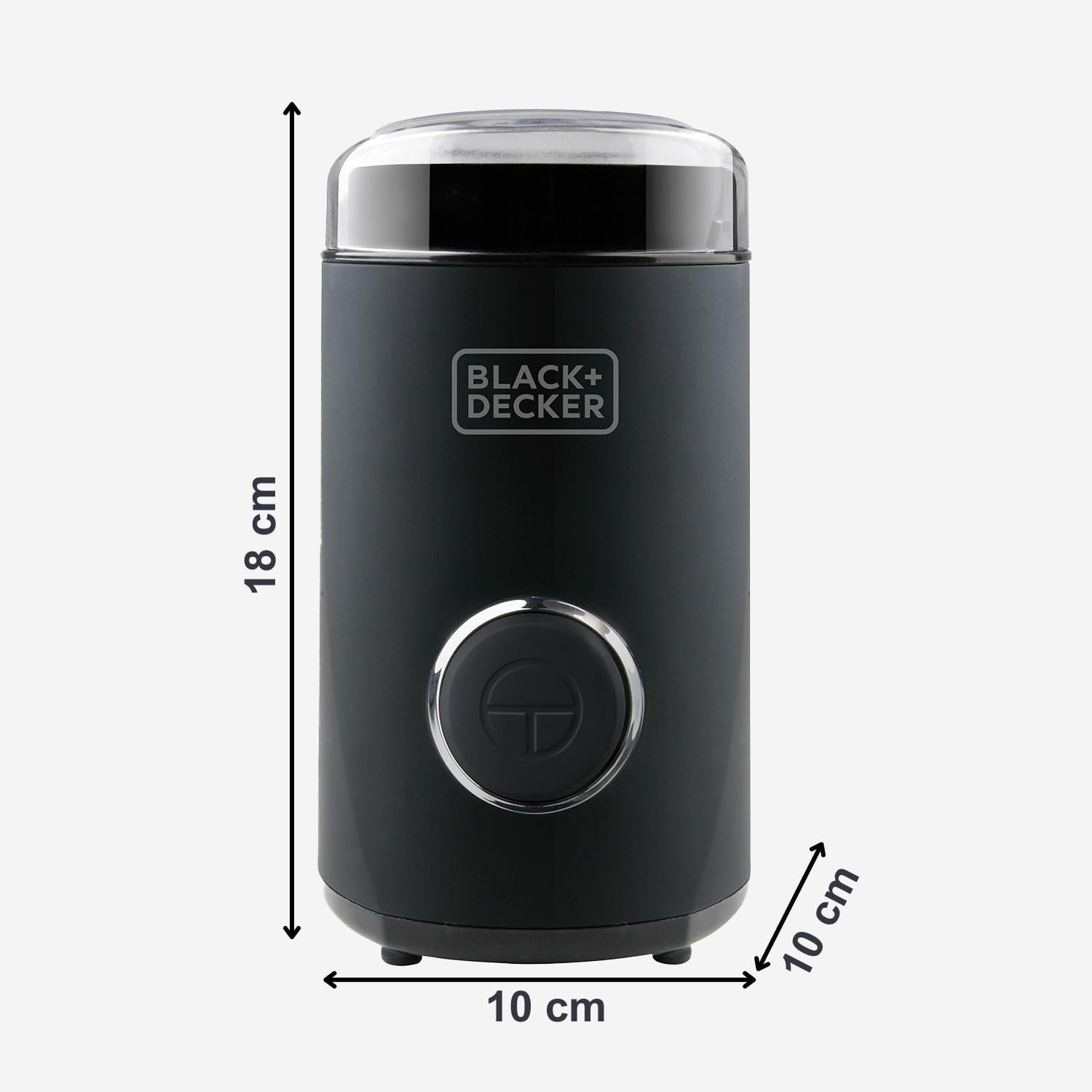 Black+Decker ES9080010B BXCG150E Coffee Grinder 150 Mm Plastic Black image number 4
