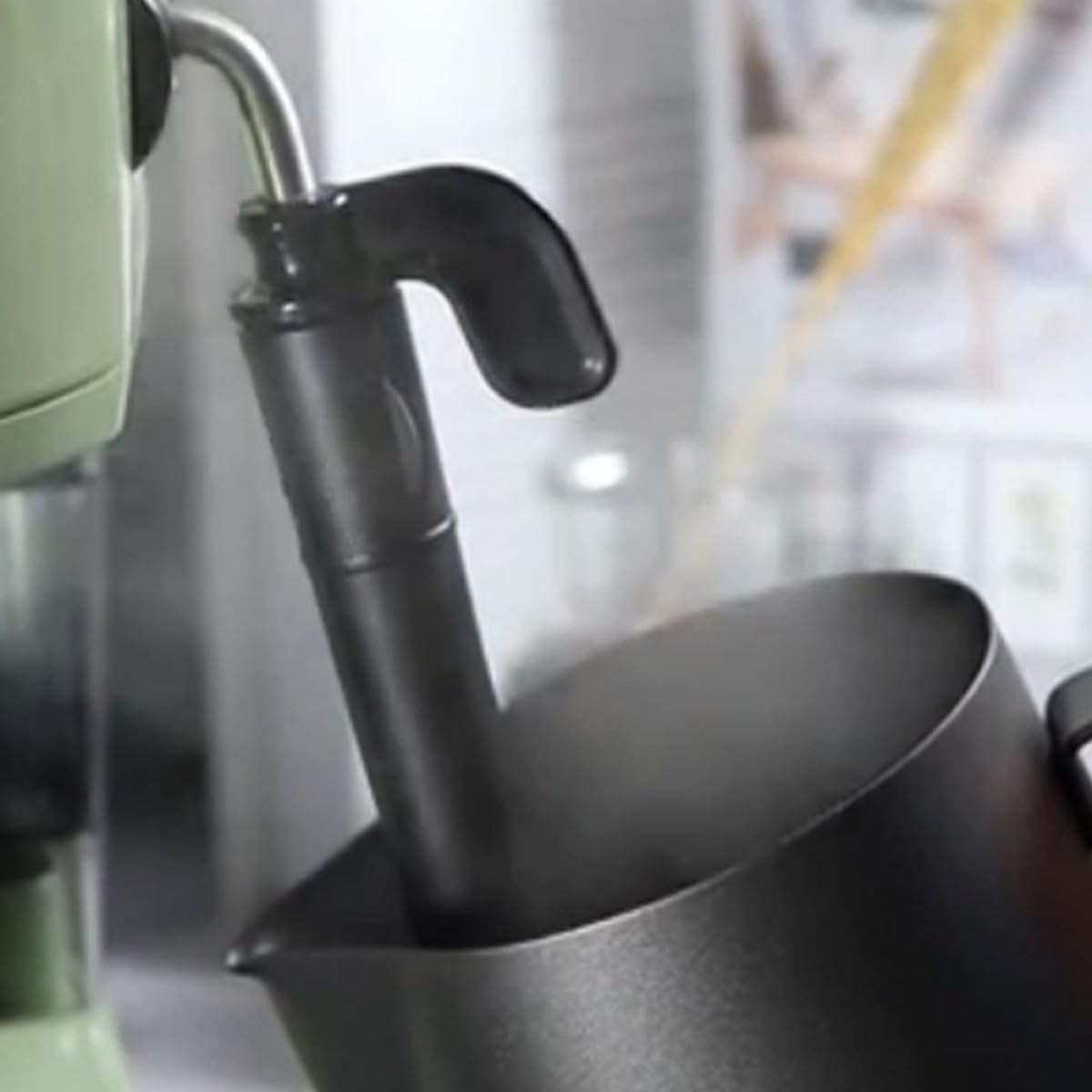 GOOHOCHY Coffee Machine Steam Nozzle for Milk Frother Plastic Steam Spout Easy to Install for Home Kitchen Cafe Milk Tea Shop Use Compatible with Delonghi Outer Tube image number 1