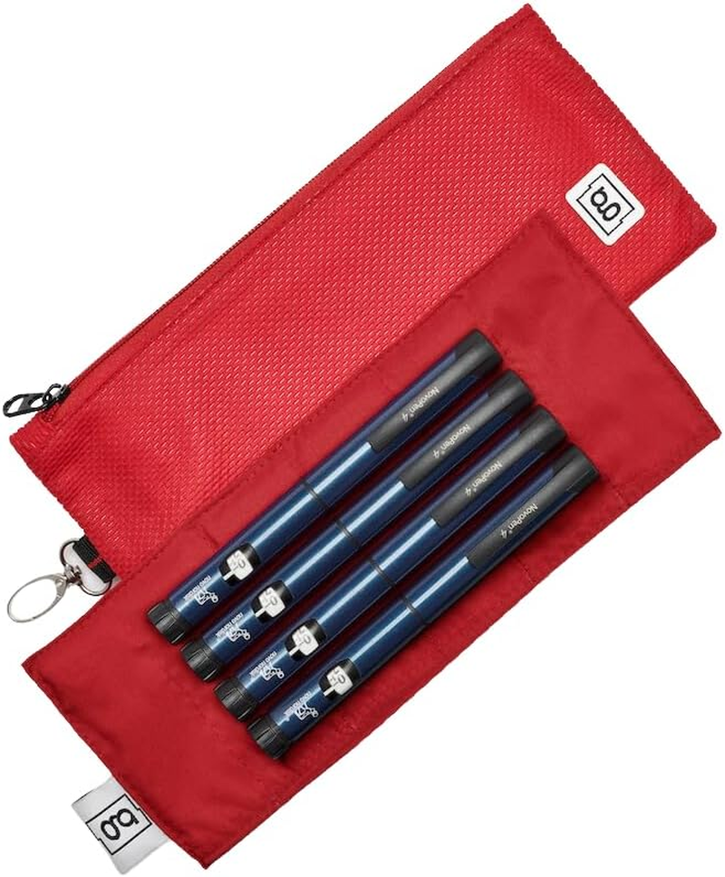 Insulin Cooler Wallet for 4 Pens &ndash; Keeps Medication Cool for 36+ Hours | Glucology Insulin Travel Cooling Pouch &ndash; No Ice or Batteries Needed &ndash; BLACK