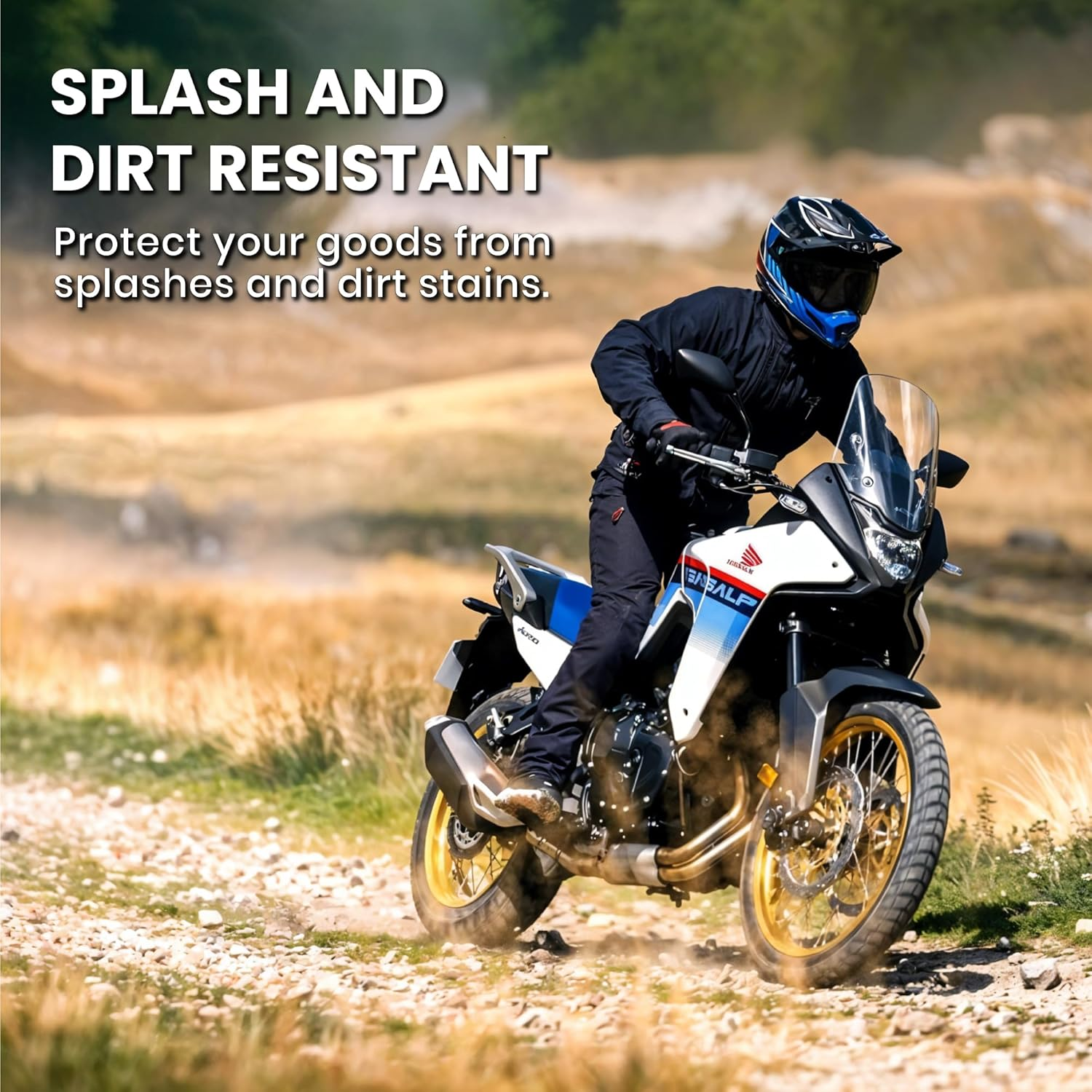 Waterproof Dirtbike Handlebar Bag | Compact Motorcycle Handle Bar Storage Pouch | Universal Fit Dirt Bike Bag for Trail & Adventure Riding | Durable Surron Bar Bag image number 4