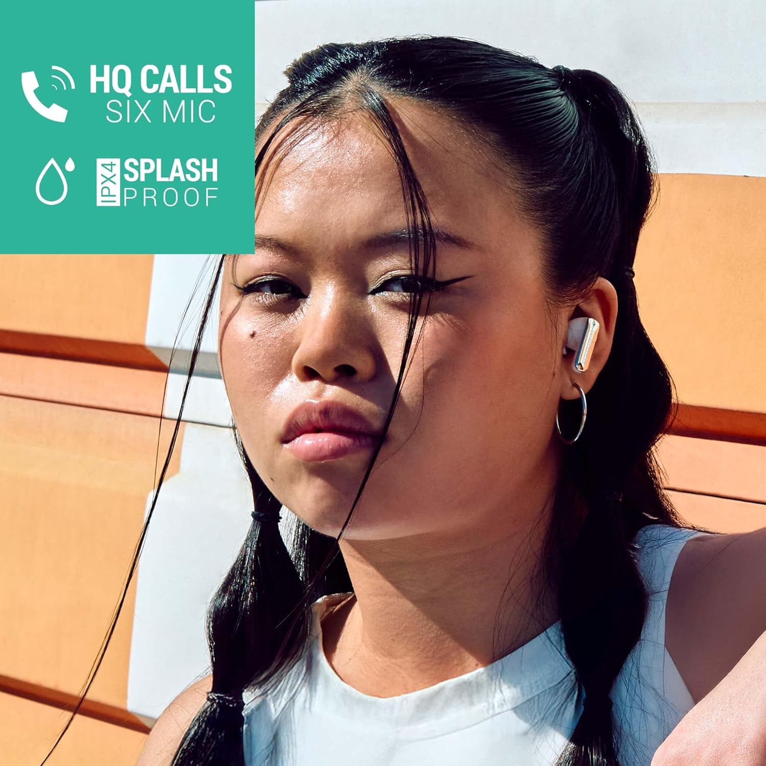 Energy Sistem Serenity ANC Ultra - Bluetooth Headphones with Hybrid Noise Cancelling ANC up to -35 Db, 25 Hours Battery Life, Qi Wireless Charging, IPX4 Waterproof and Recycled image number 5