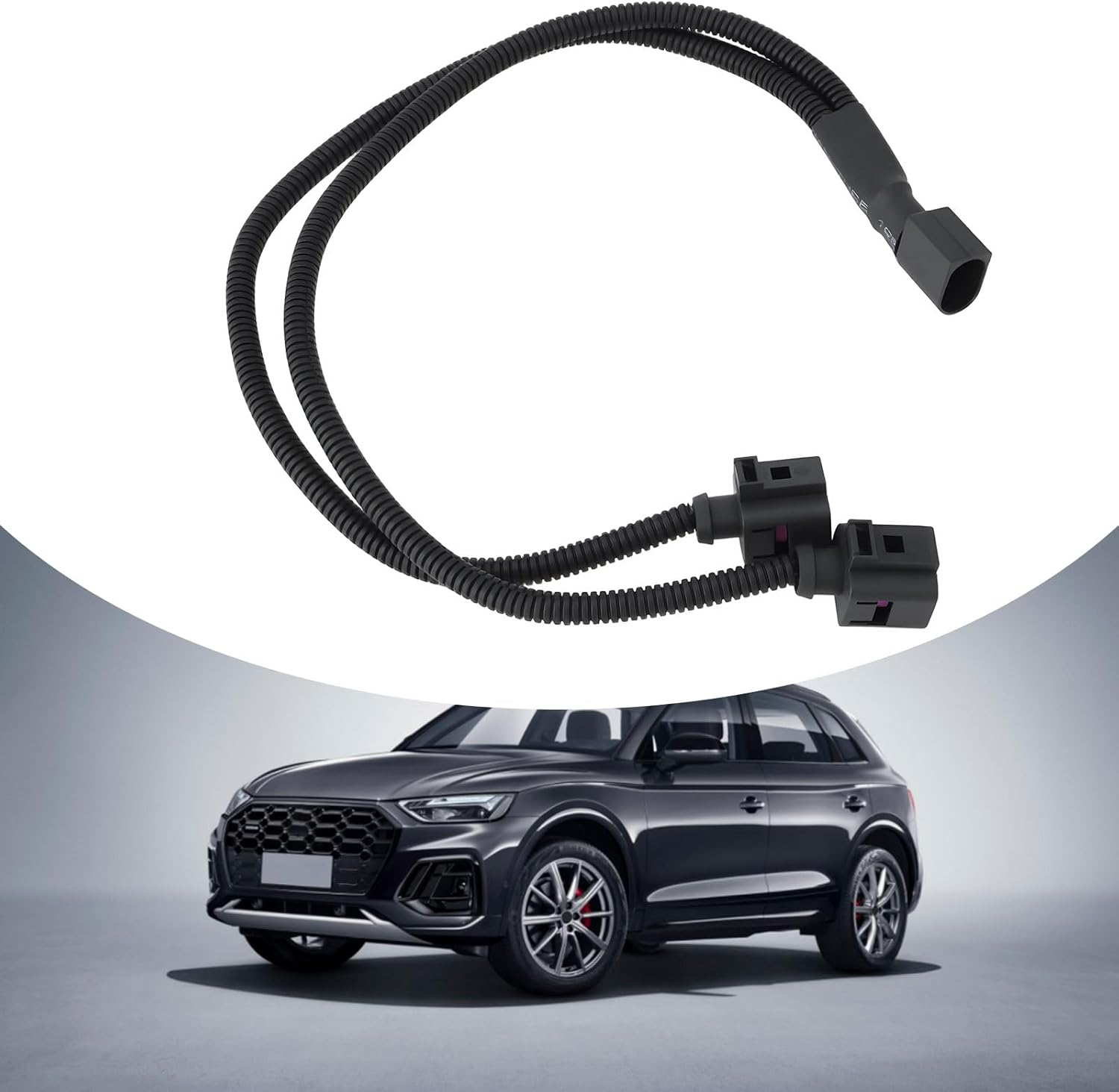 Ecsing Car Horn Speaker Pre-Wired Connector Pigtail Harness Compatible with Audi 4D0971992 image number 5