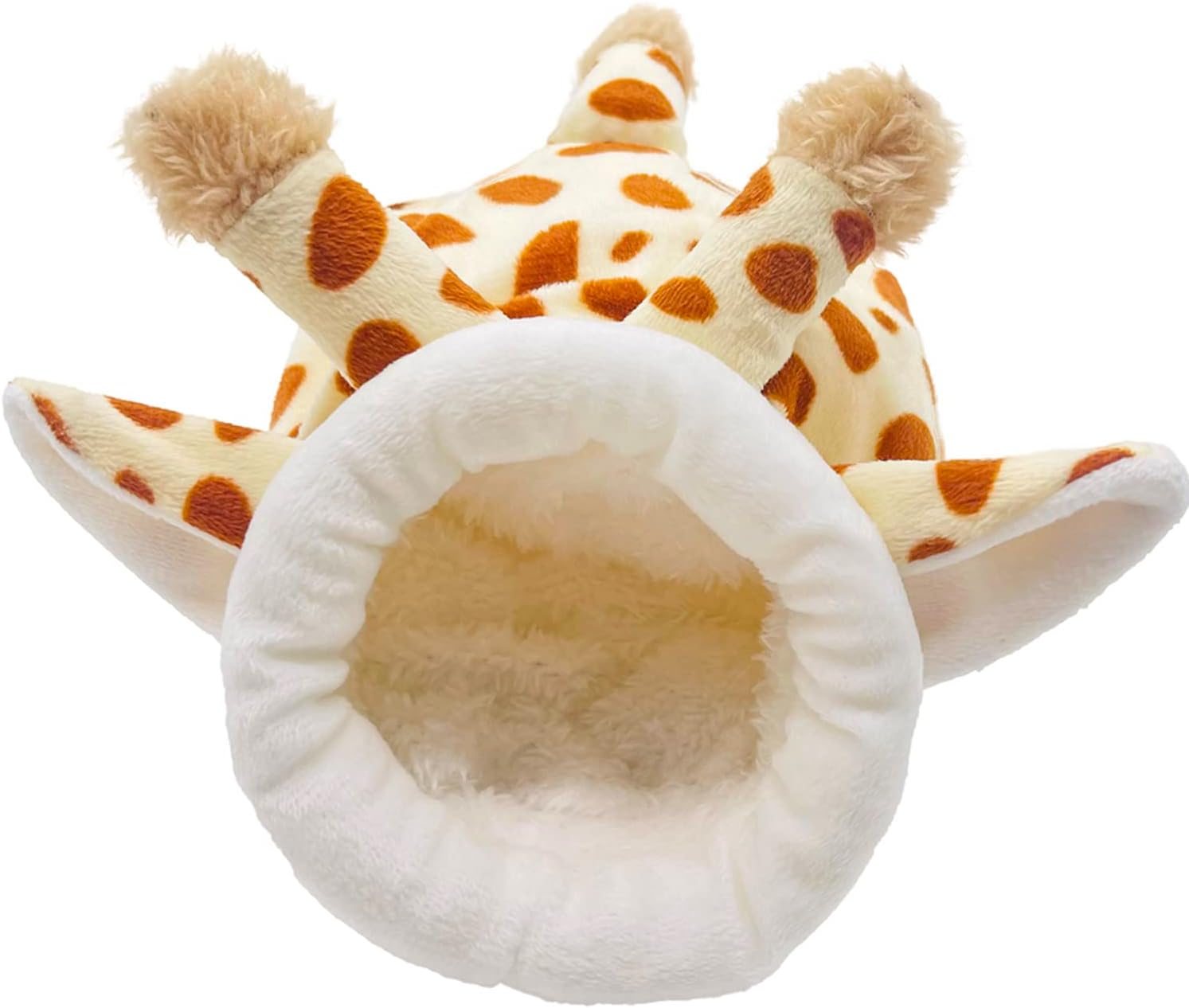 PEZEEU Small Animals Cuddly Cave Small Animal Bed Hamster Hammock Cuddly Bed Squirrel Sleeping Nest with Removable Pad Warm Winter Sleeping Bag for Guinea Pigs Squirrels and Other Small Animals