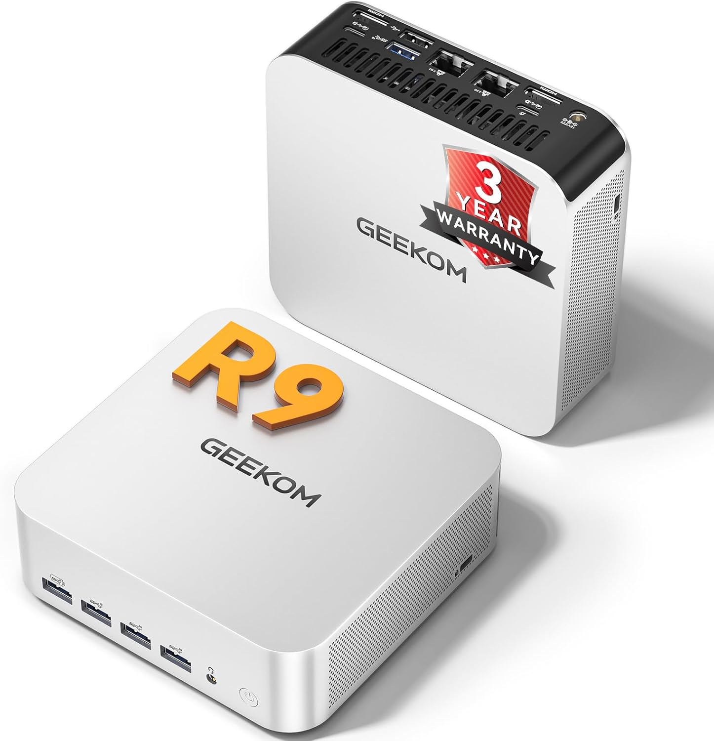 GEEKOM A7 MAX Mini PC AMD Ryzen R9 7940HS, [2026 Edition] 16GB DDR5 RAM 1TB Pcie 4.0 SSD (Ungradable, Not LPDDR), Mini Destop Computer Radeon 780M Windows 11 Pro/ 8K 4 Display image number 4