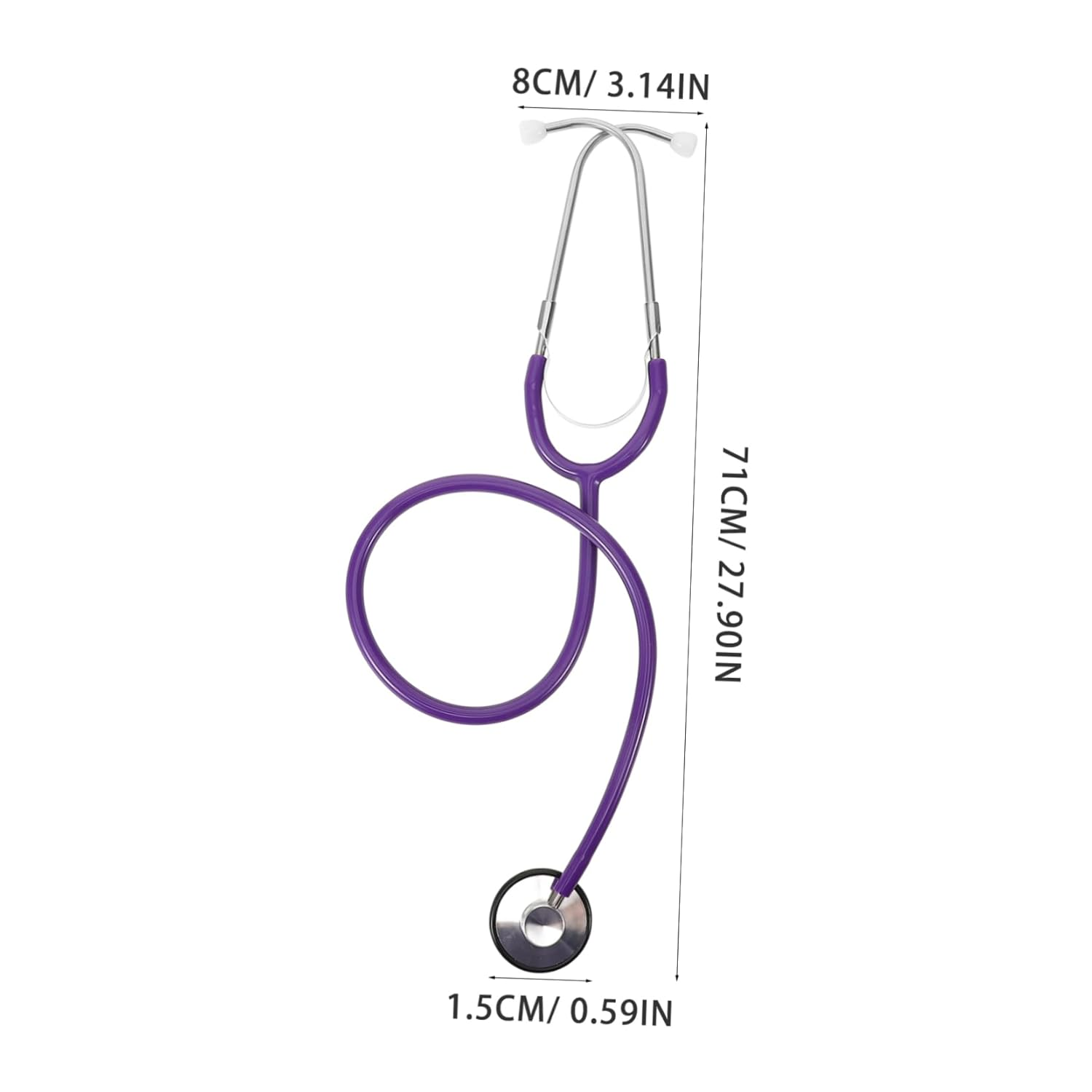 Convenient Livestock Stethoscope Vet Stethoscope for Cow Sheep Portable Outdoor image number 1