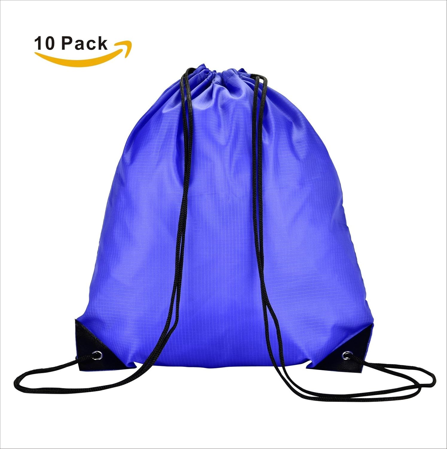 LIHI Bag 10 Pack Ripstop Paty Favor Drawstring Backpack Goody Gift Team Bags image number 2