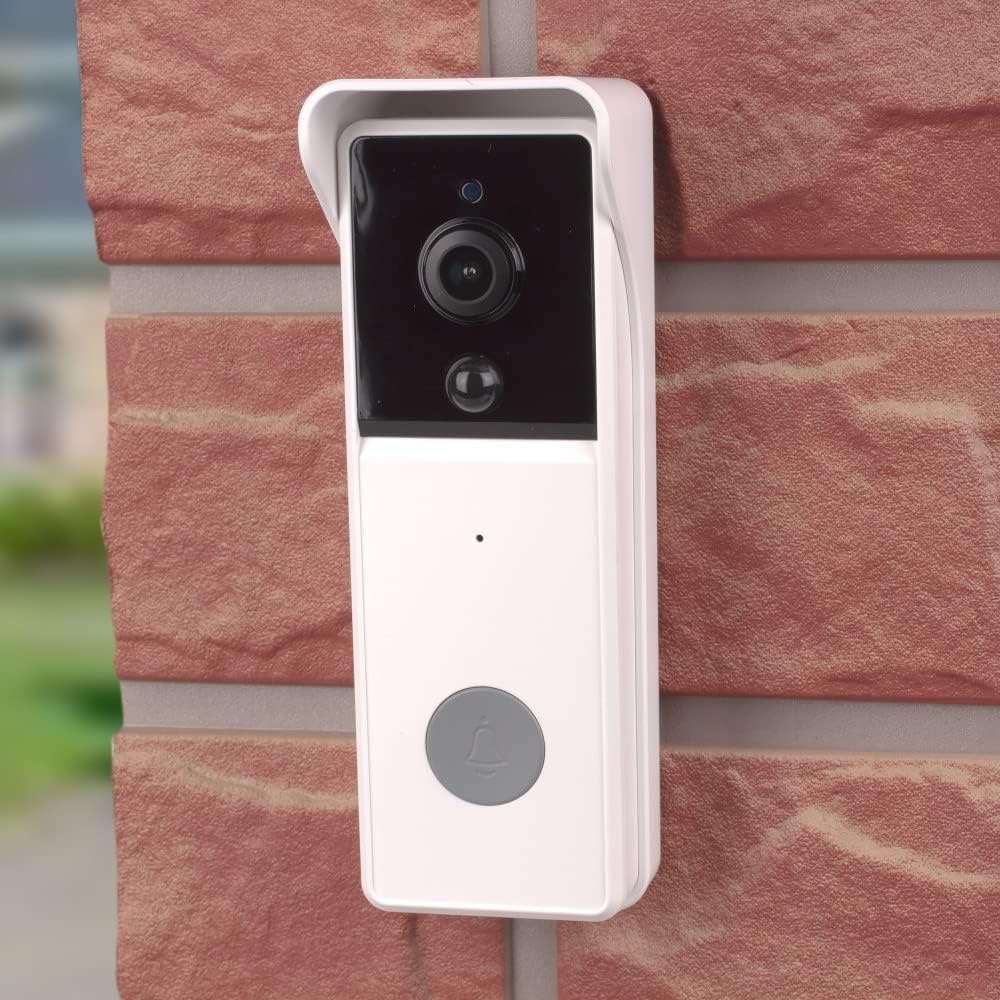 Laser 1080P Smart Home Wireless Doorbell Intercom Camera Video Wifi White image number 6
