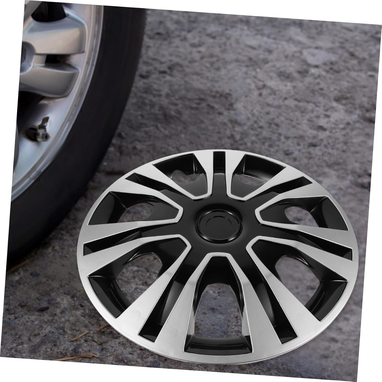 FUNOMOCYA Wheel Rim Cover Automotive for Transporter Tire Wheel Covers Pp Material image number 1