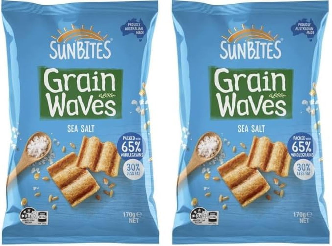 Grainwaves Wholegrain Chips Share Pack Sea Salt 170G image number 2