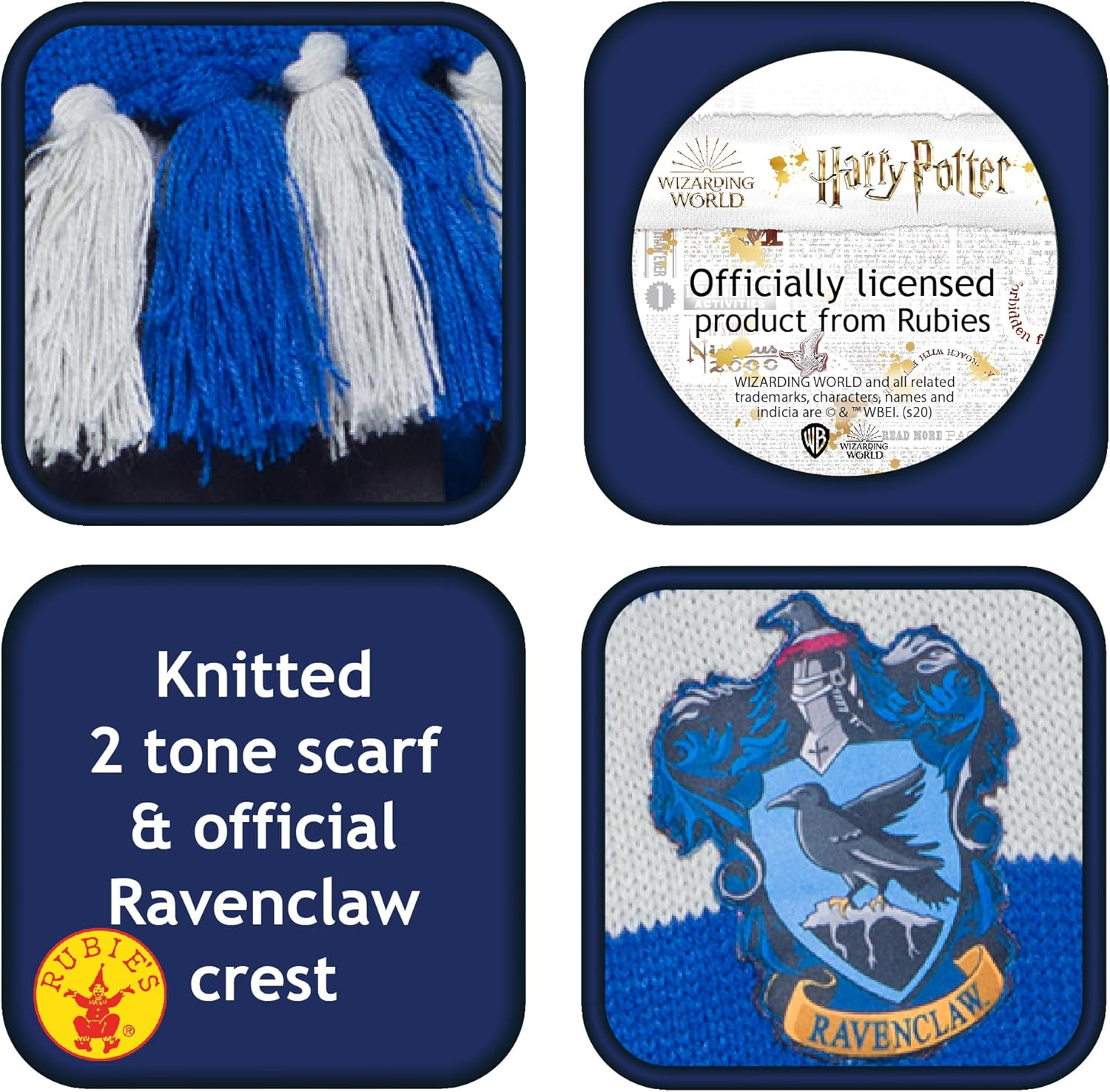 Rubie'S Official Harry Potter House Deluxe Scarf, Costume Accessory Adults/Childs One Size image number 3