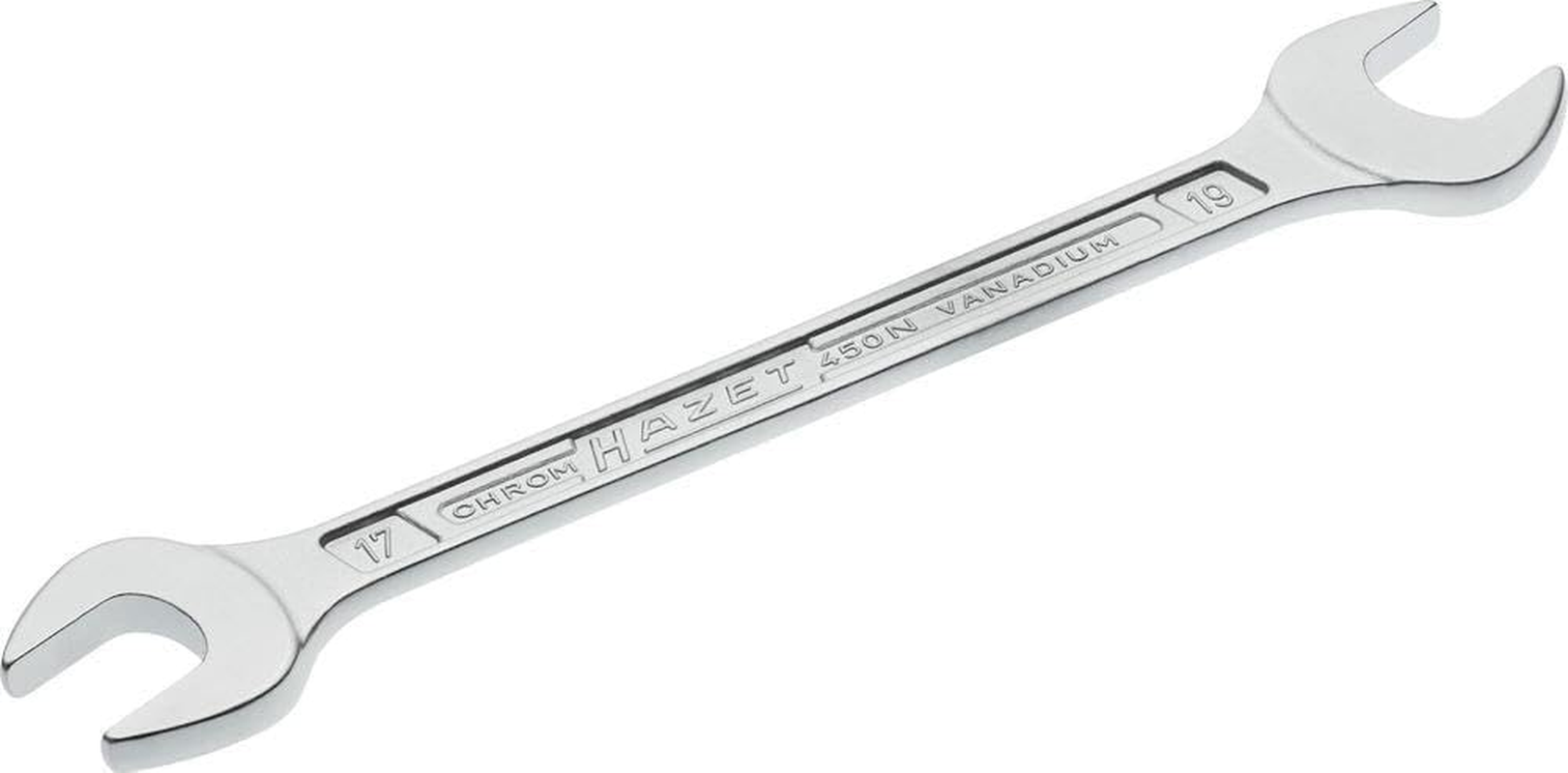 Hazet 450N-17X19 Metric Double Open-End Wrench, 17 X 19 Mm Size image number 3