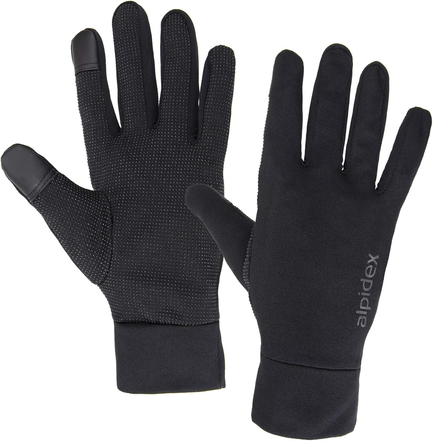 ALPIDEX Lightweight Sports Gloves Men Woman Gloves Touchscreen Running Thin Warm Liner Winter Bike Walking Cycling Biking Sporting Driving anti Slip Glove Liner image number 2