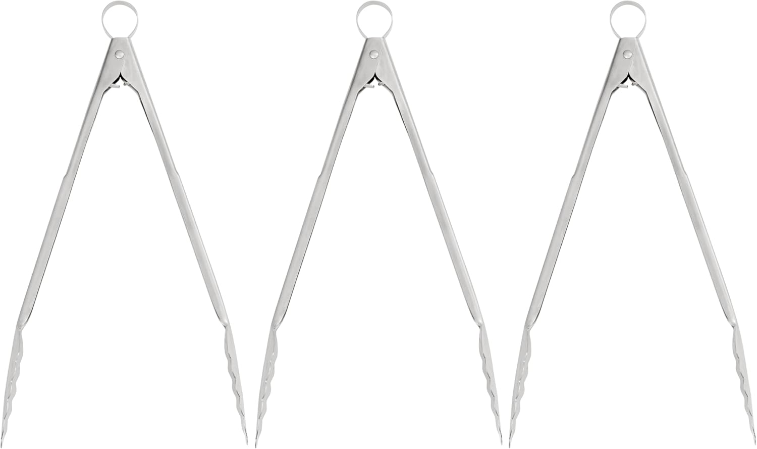 Cuisipro 57578 Serving Stainless Steel Locking Tong, 30.5 Cm - 9.5-Inch, Stainless Steel image number 4