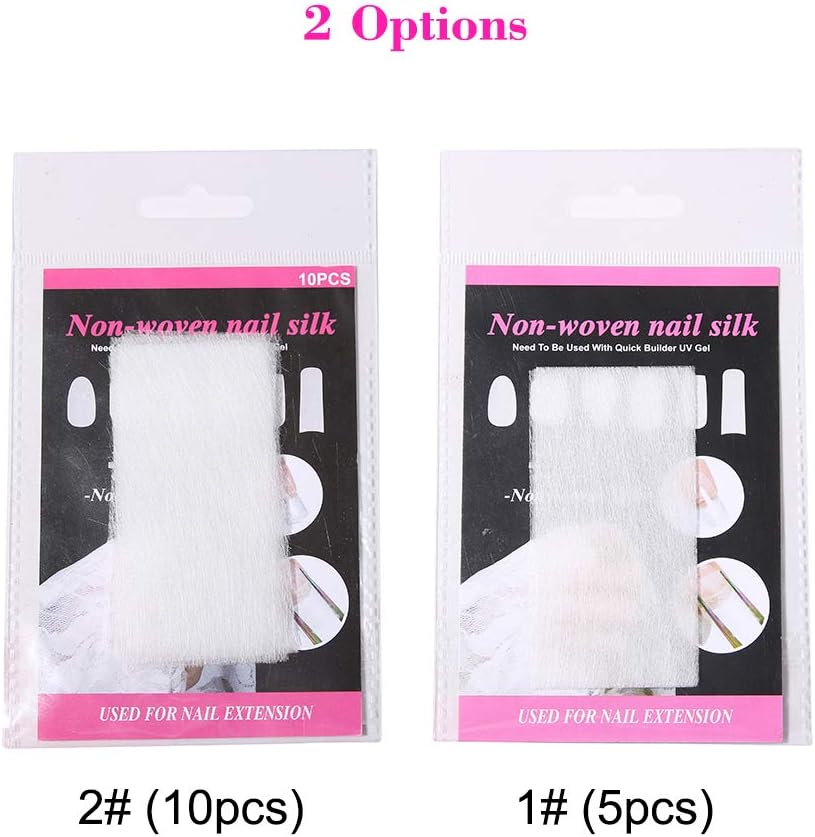 Non-Woven Silks Nail Extension Builder Gel Forms Acrylic Building Fiberglass Nails French Manicure Art Tips Extended Tools