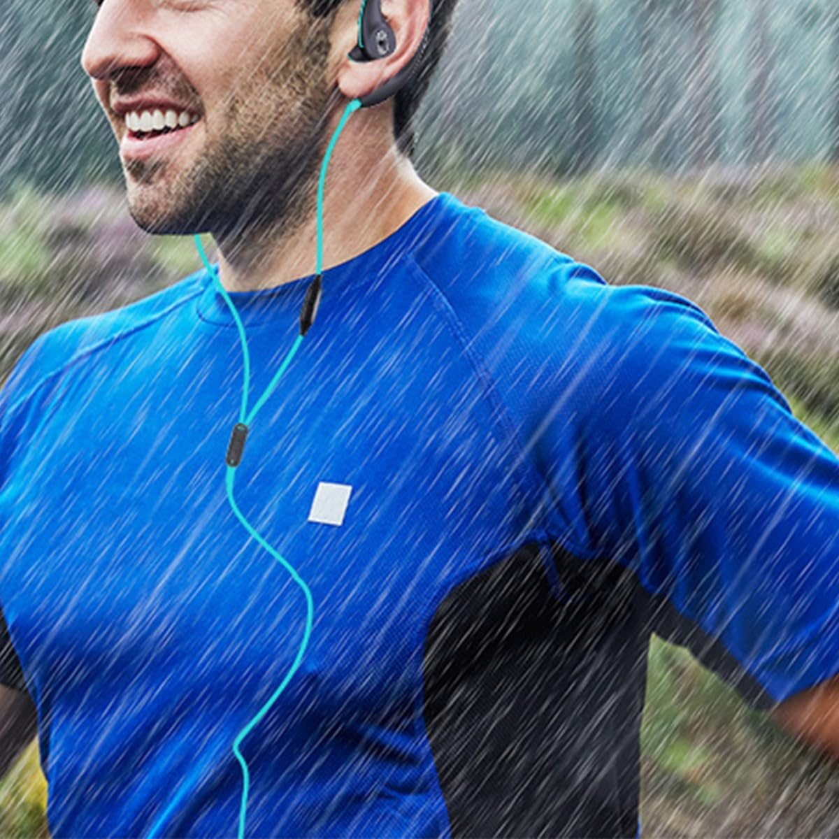 Laroal Sports Earbuds Wired In-Ear Headphones with over Ear Clip 3.5Mm Jack Running Earbuds Wrap around Earbuds for Smartphone Laptop Tablet MP3 image number 2