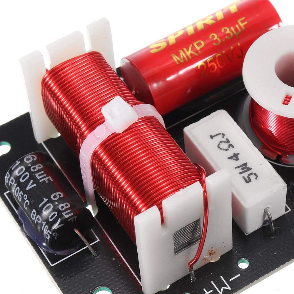 Dlb0109 3Pcs Hifi Crossover for DIY Speakers Audio Frequency Divider for 3-8 Inch Speakers for 4-8Ohm Loudspeaker Amplifier 3200Hz High-Performance image number 1