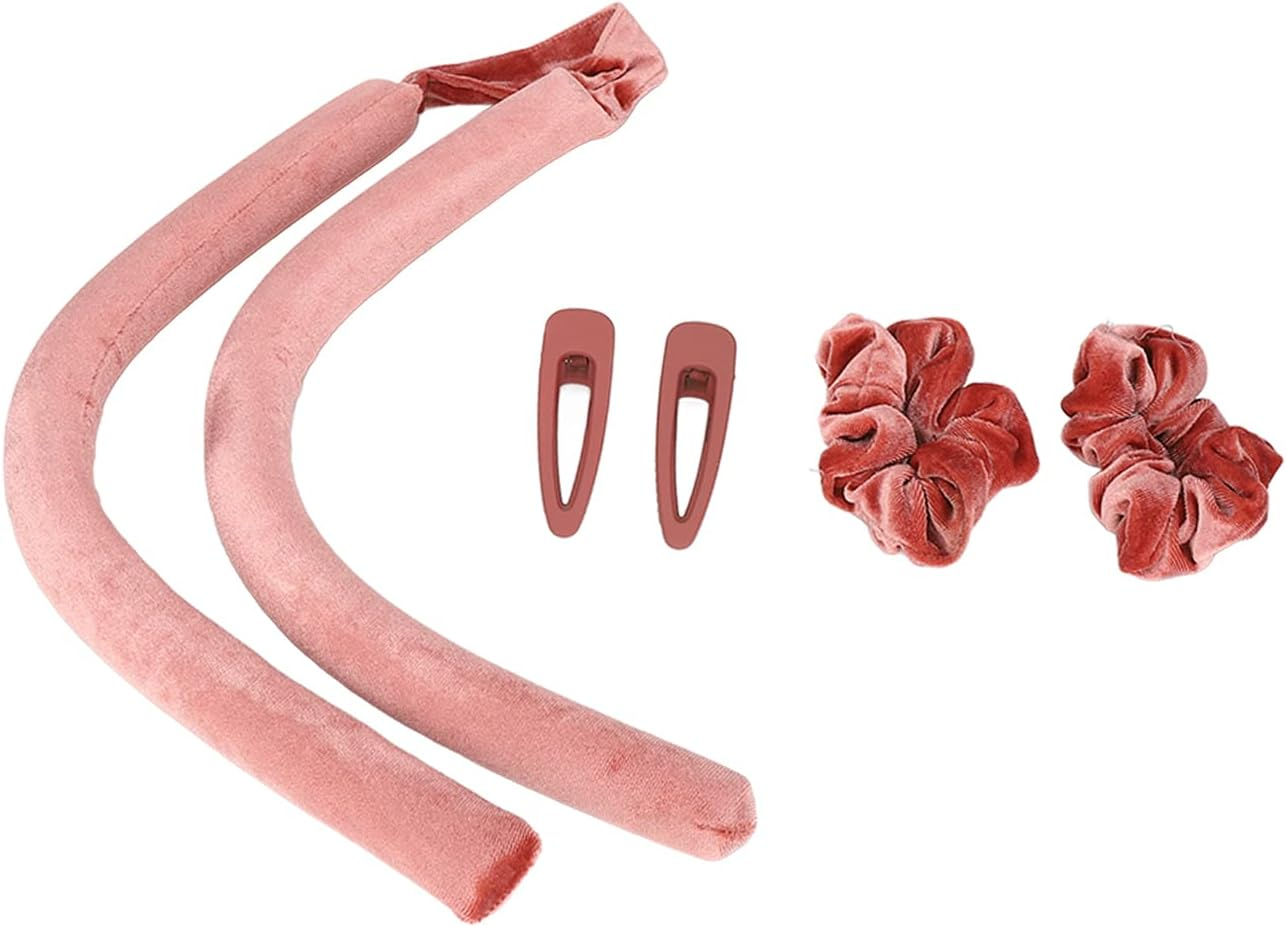 Heatless Curls Roller, Portable Soft Touch Curling Iron with Hairpin Hair Ring Hair Styling Tool image number 3