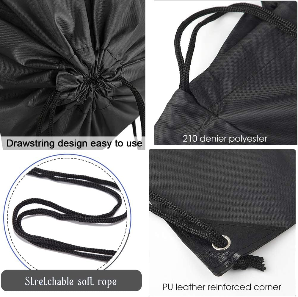 Drawstring Backpack Bags Waterproof Sports Backpack Multi Functional Drawstring Bag Drawstring Shopping Bag - Green image number 3