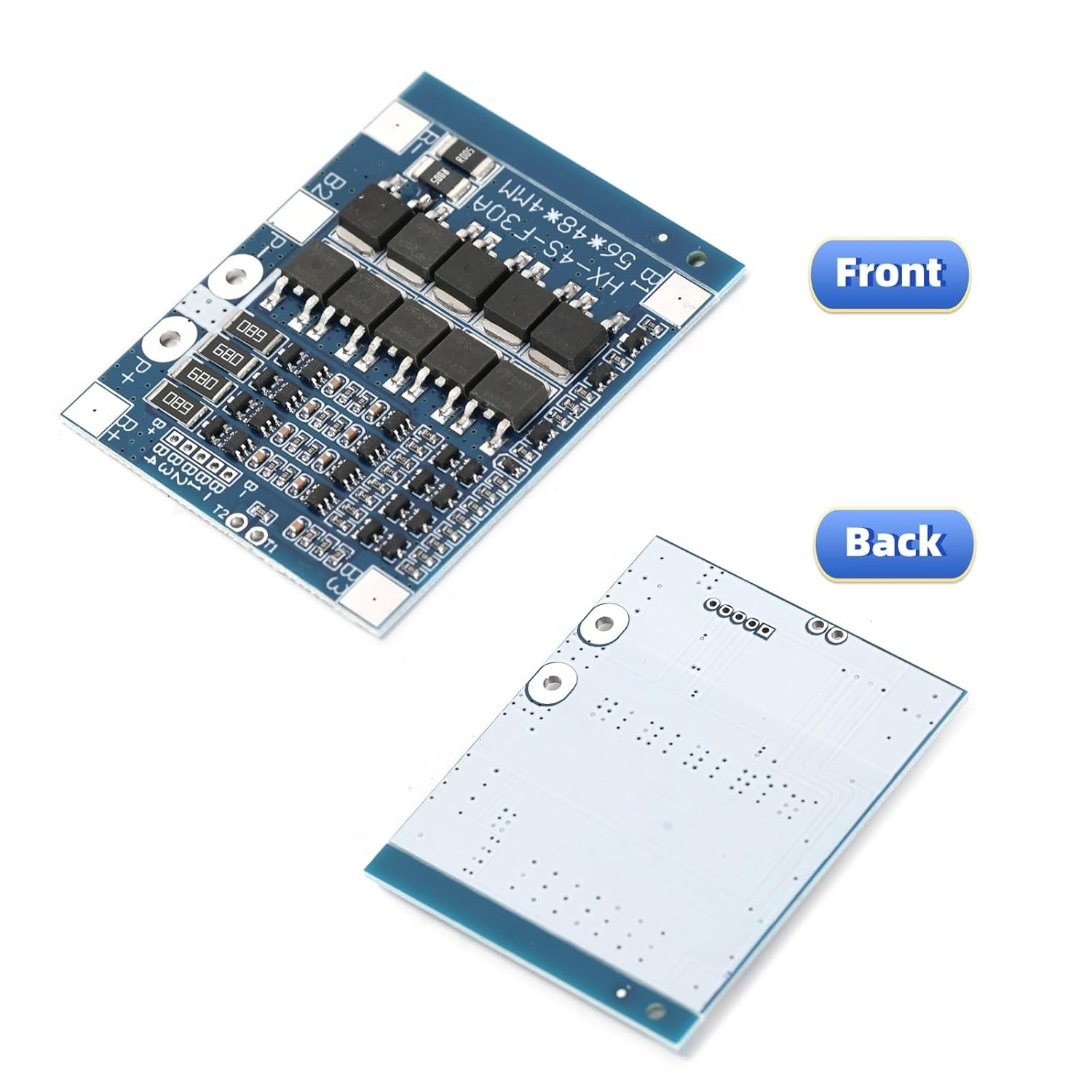 2Pcs Lifepo4 BMS 4S 30A 12.8V Battery Charging Protection Board Suitable for Electric Bicycles, Electric Motorcycles, Energy Storage Equipment, Starting Power Supply image number 1