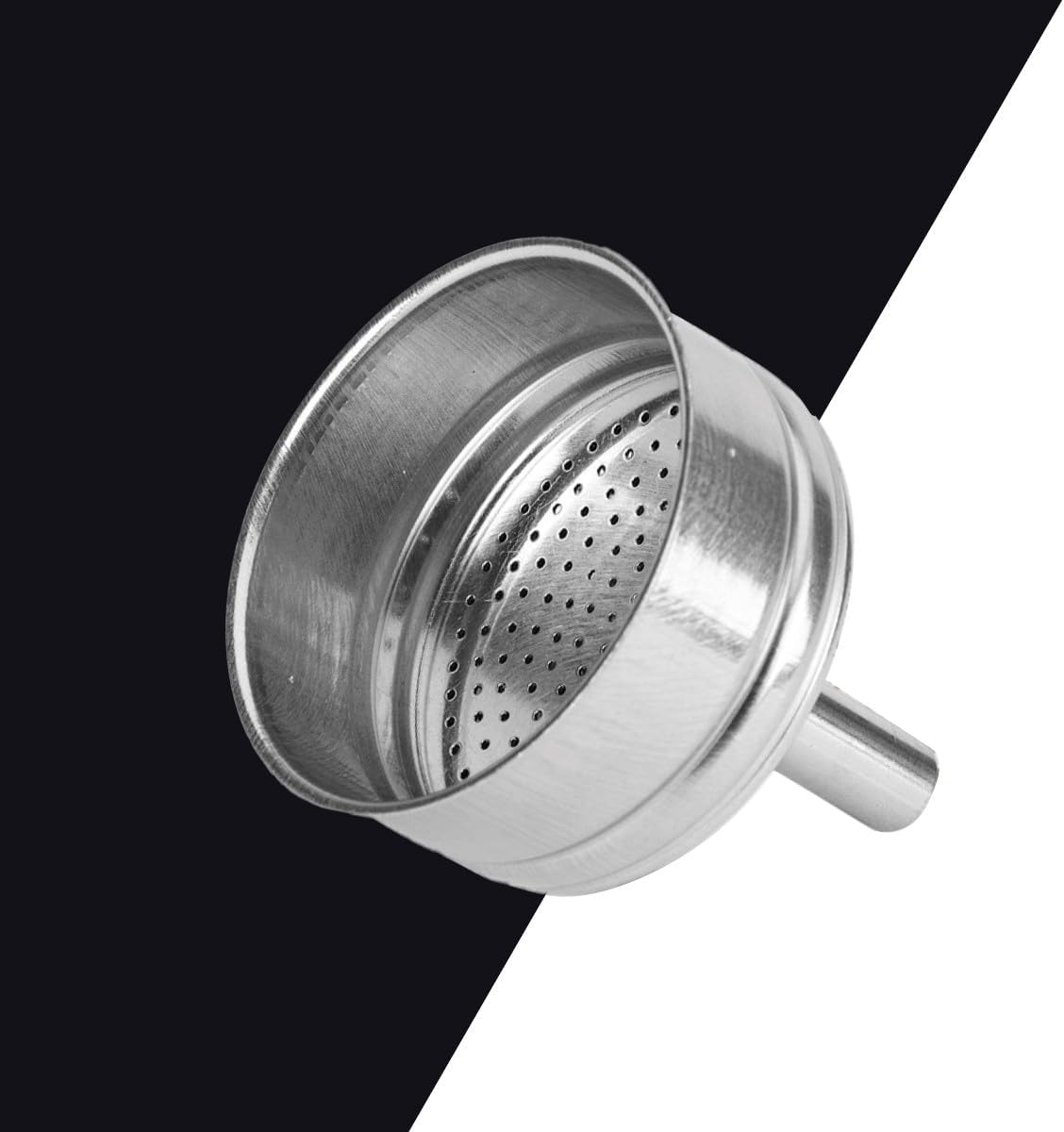Bialetti - Spare Parts, Replacement Stainless Steel Funnel for Stainless Steel Coffeemaker, 6 Cup, INOX, 0800513 image number 1