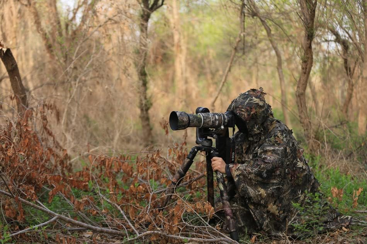 ROLANPRO Waterproof Lens Cover for Canon RF 100-500Mm F/4.5-7.1 L Is USM Camouflage Rain Cover-#10 Tree Waterproof - 28 Wilderness Camo Waterproof image number 7