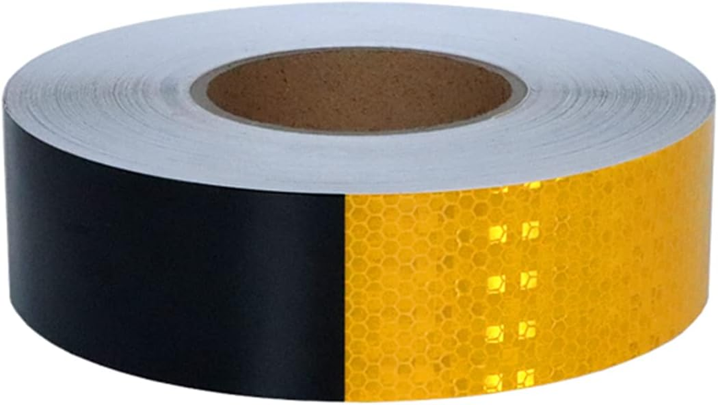 Reflective Tape, Reflective Tape Warnig Sticker Self-Adhesive Smarking(Black)