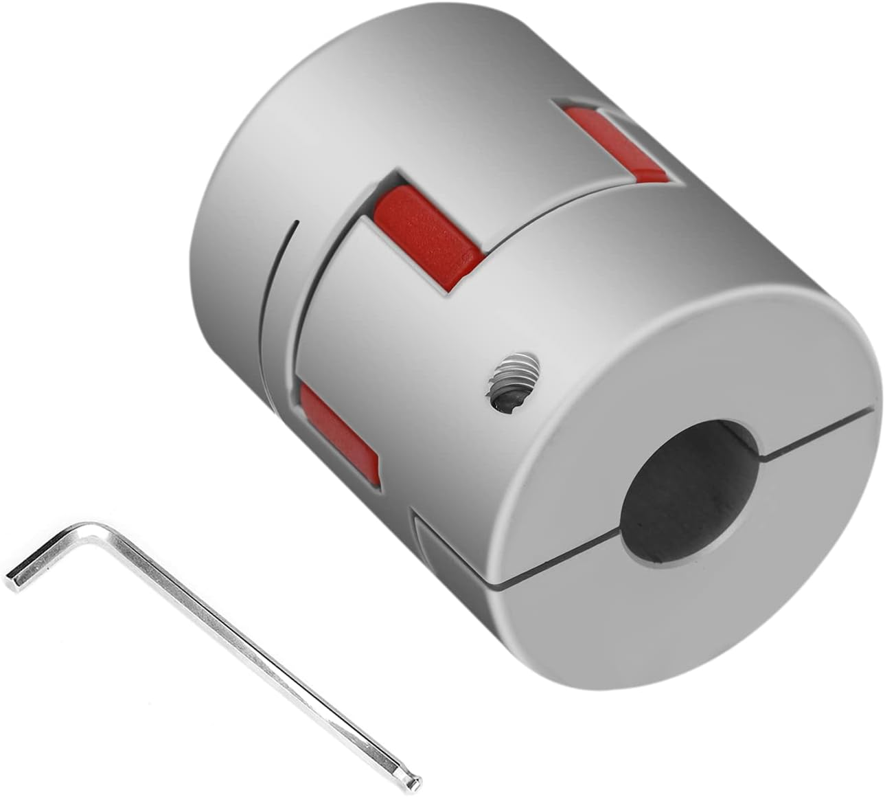 Aluminum Flexible Coupling D40Xl55,12Mm to 14Mm Spider Coupler Plum Shape for Servo Stepper Motors, CNC Machine, 3D Printer Parts image number 6