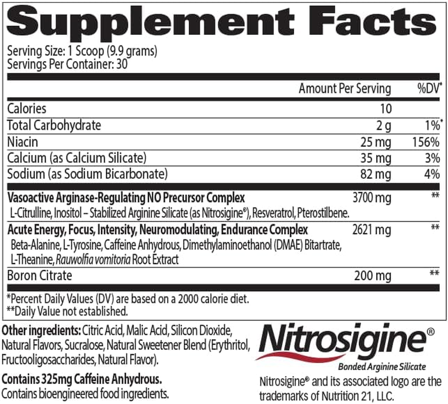 GAT Clinically Tested Nitraflex, Testosterone Enhancing Pre Workout, Blue Raspberry,300 Gram