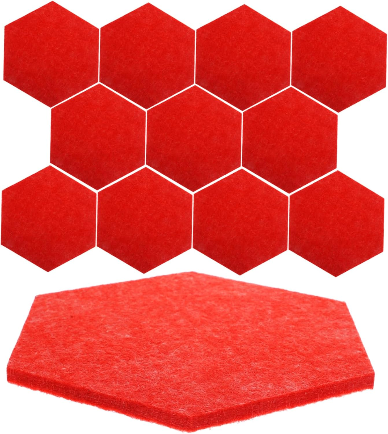 Tofficu 36Pcs Versatile Felt Mat for Classroom Office Notice Board Decorative Bulletin Board in Multi-Colors image number 7